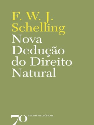 cover image of Nova dedução do direito natural